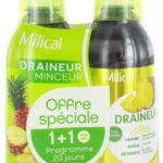 Milical - Draineur Minceur Ultra Lot de 2 x 500 ml - Saveur : Ananas