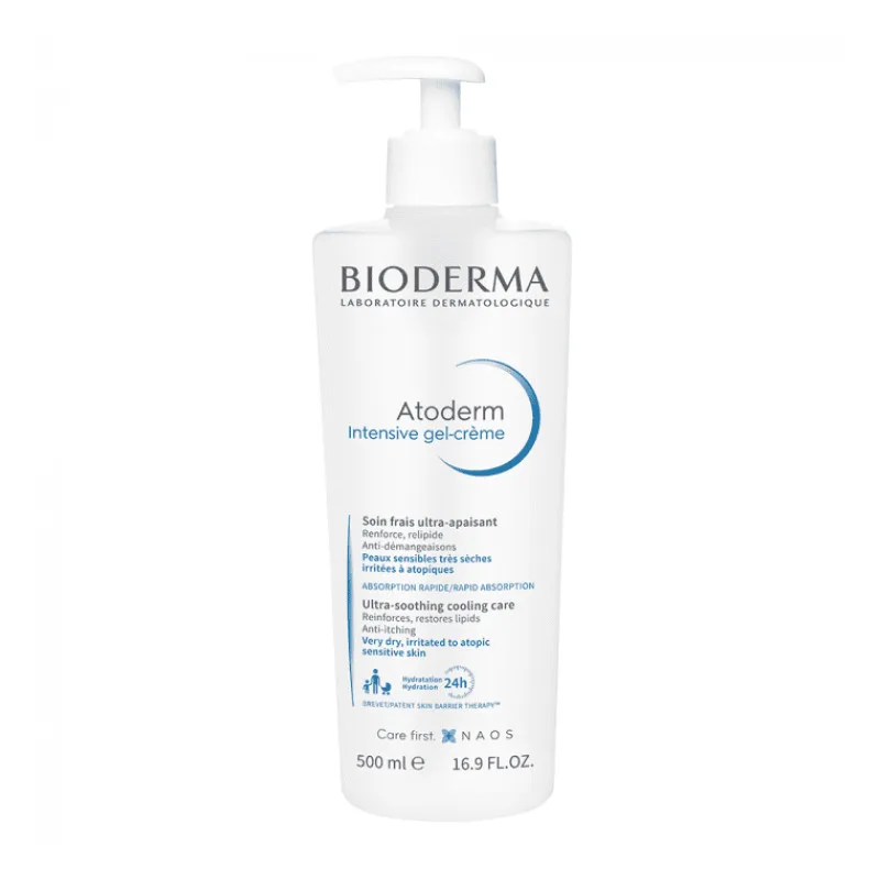 CRÈME Atoderm Intensive Gel Soin Frais Ultra Bioderma 500 Ml