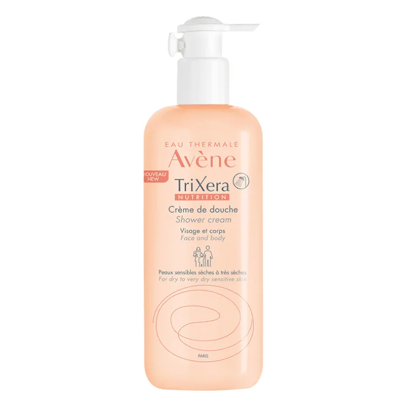 CRÈME TriXera de Douche Visage et Corps Avène 500ml