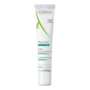 A-Derma - Phys AC Perfect - Fluide anti-imperfections - Teint lisse et éclatant - 40ml