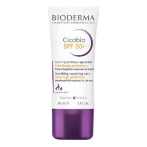 SOIN Cicabio SPF 50+ Réparateur Apaisant Très Haute Protection SPF50 Bioderma 30ml