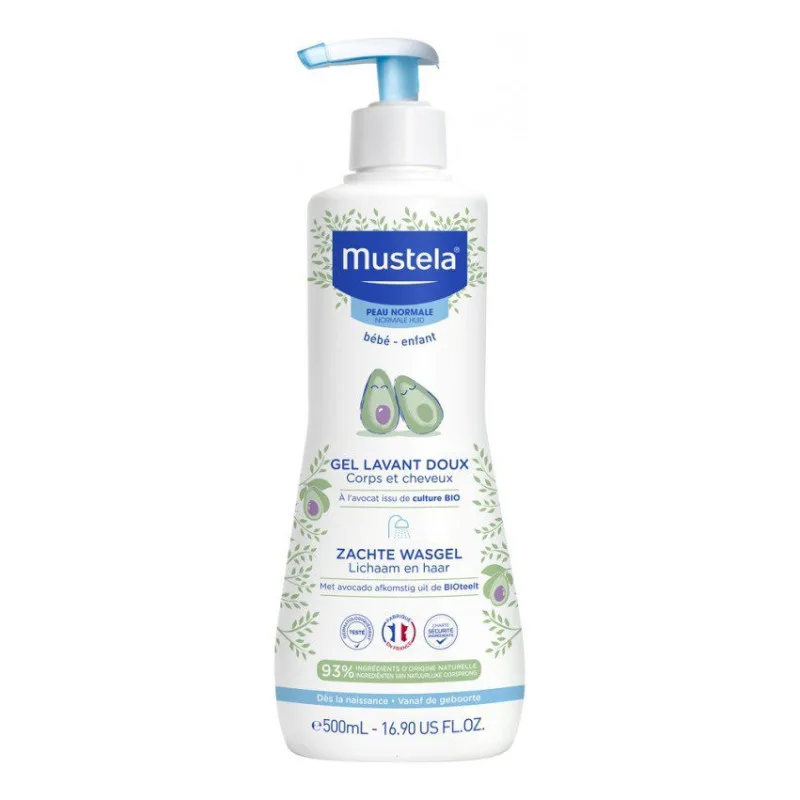 GEL Lavant Doux à L'Avocat Mustela 500 Ml