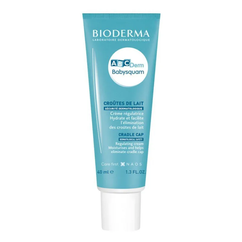 CRÈME ABCDerm Babysquam Croûtes de Lait Régulatrice Bioderma 40 Ml