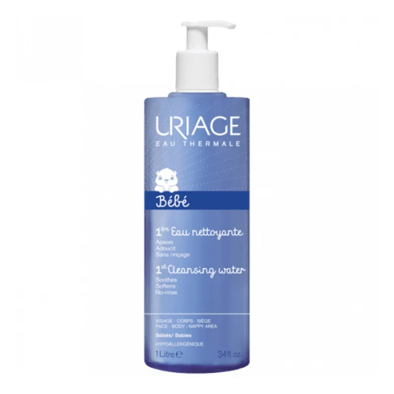EAU THERMALE Bébé 1ère Eau Nettoyante Apaise, Adoucit, Uriage
