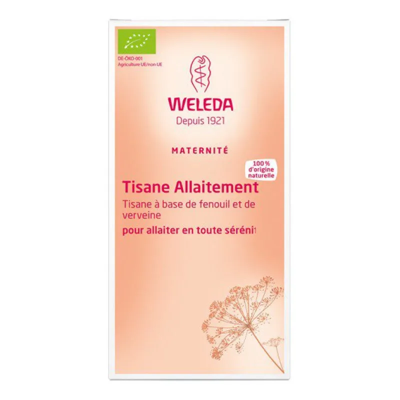 Weleda - Maternité - Tisane allaitement - À base de fenouil et de verveine