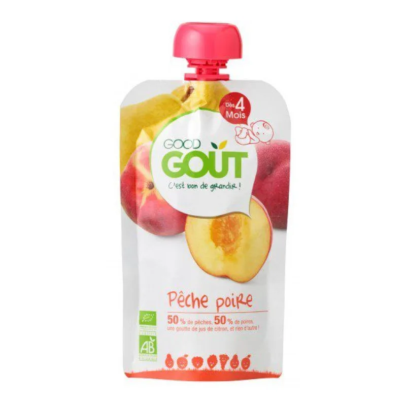 Good Goût - Pêche / poire - BIO - 120g