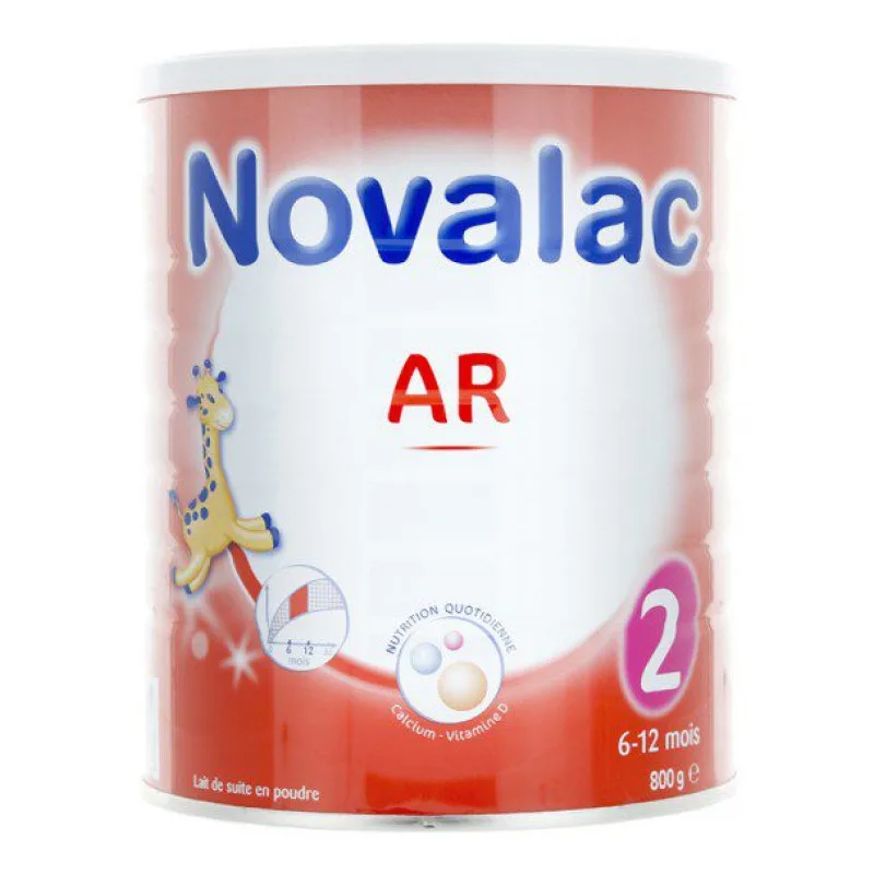 LAIT INFANTILE Novalac Ar 2 6 12Mois Laboratoires Novalac 800g