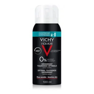 DÉODORANT HOMME Tolétance Optimale 0% 48h Peau Vichy 100ml