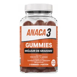 Nutravalia - Anaca 3 - 60 Gummies bruleur de graisses