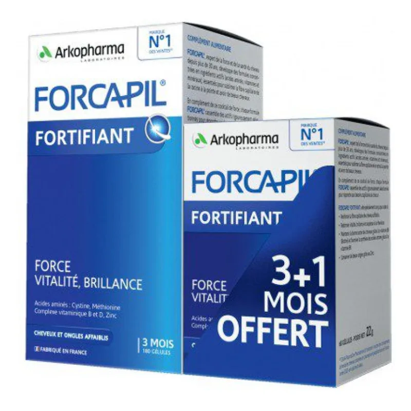 CHEVEUX ET ONGLES Fortifiés Forcapil Arkopharma