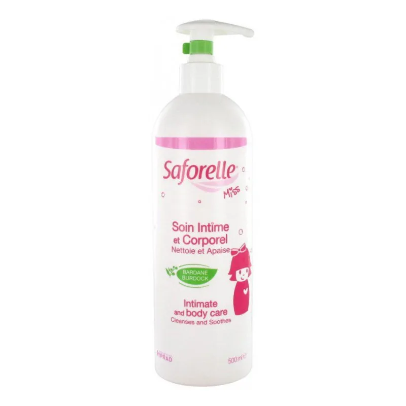 Saforelle - Soin intime et corporal - Nettoie et apaise - 500ml
