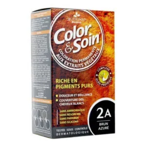COLORATION Riche en Pigments Purs 2A Brun Azuré Color & Soin 135ml