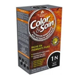 COLORATION Riche en Pigments Purs 1N Noir Ébène Color & Soin 135ml
