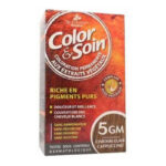 COLORATION Riche en Pigments Purs 5GM Châtain Clair Cappuccino Color & Soin 135ml