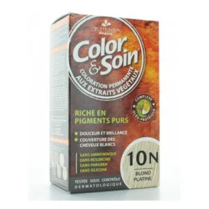 COLORATION Riche en Pigments Purs 10N Blond Platine Color & Soin 135ml