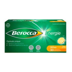 Bayer - Berocca énergie - Goût orange - 30 comprimés