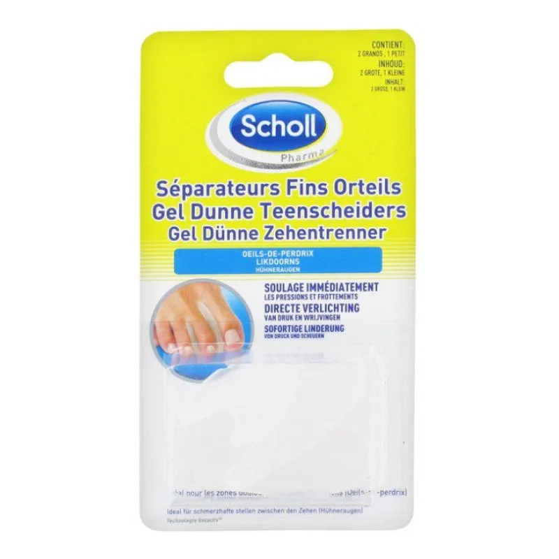 SEMELLES Séparateurs Fins Orteils Soulage Immédiatement les Pressions et Scholl