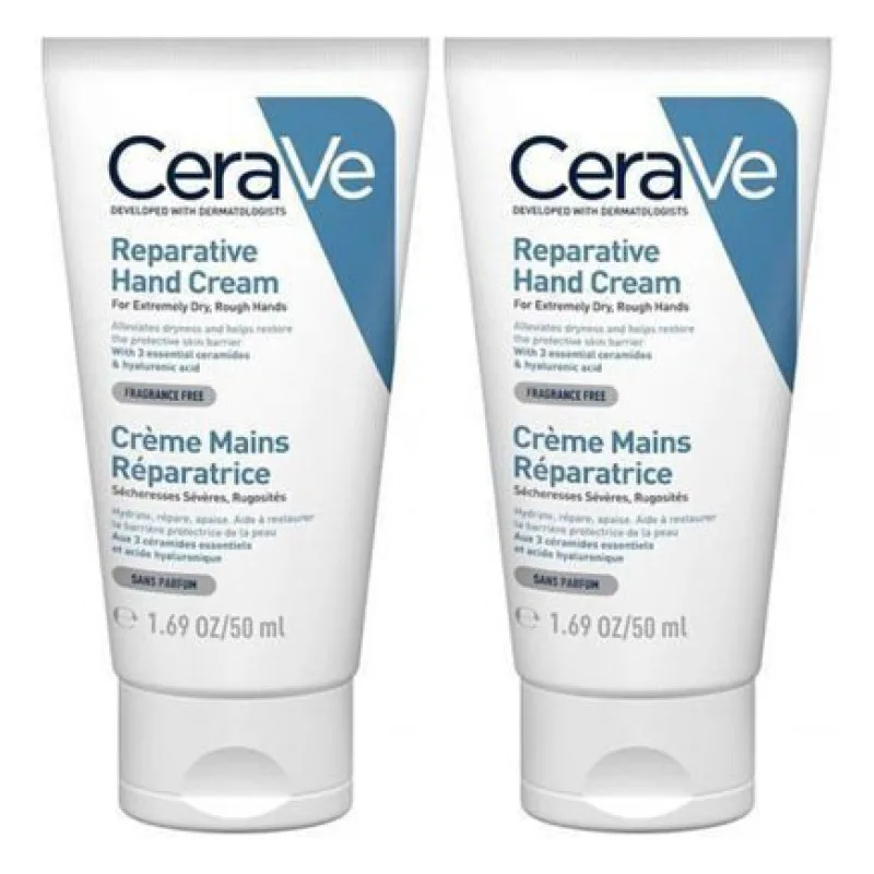 CRÈME MAINS Réparatrice Lot de 2 Ml CeraVe X 50