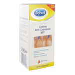 Scholl - Crème anti-crevasses K+ - Aide à la régénération de la peau - Réduit l'inconfort - 120ml