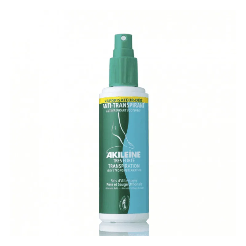 ANTI-TRANSPIRANT Vaporisateur Déo Très Forte Transpiration Akileïne 100ml
