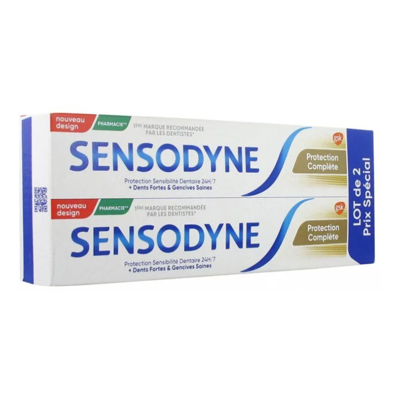 DENTIFRICE Protection Complète Sensodyne Lot de 2 X 75 Ml