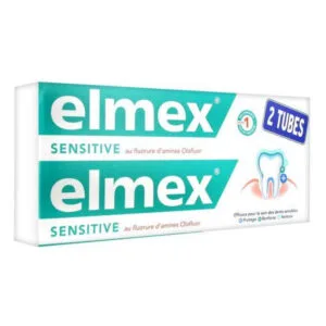 Elmex - sensitive - Triple action efficace pour les dents sensibles - Lot de 2 x 75ml