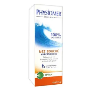 SANOFI - Physiomer - Nez bouché - Spray hypertonique - Adulte / Enfants - Rhume / Rhinite - 135ml