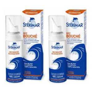 Sterimar - Stérimar - Nez bouché - Décongestion - Enrichie en cuivre - Lot de 2 x 100ml