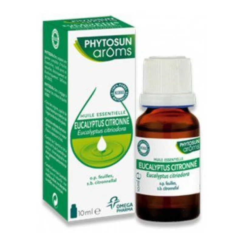 Omega Pharma - PHYTOSUN AROMS - Huile essentielle Eucalyptus citronné - Eucalyptus citriodora - 10ml
