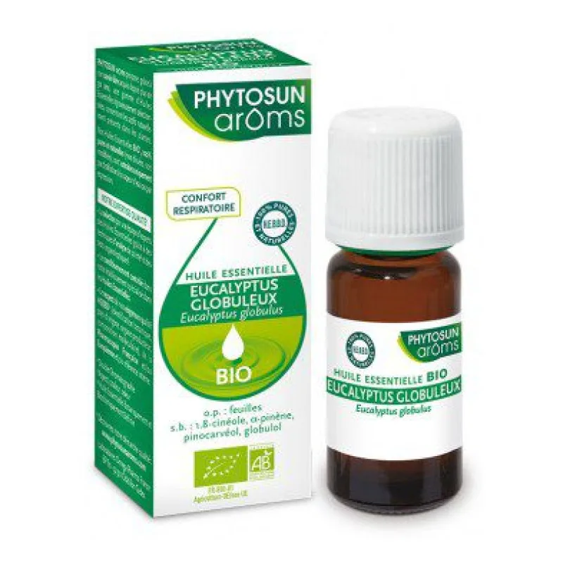 Omega Pharma - PHYTOSUN AROMS - Huile essentielle Eucalyptus globuleux - Eucalyptus globulus - 10ml