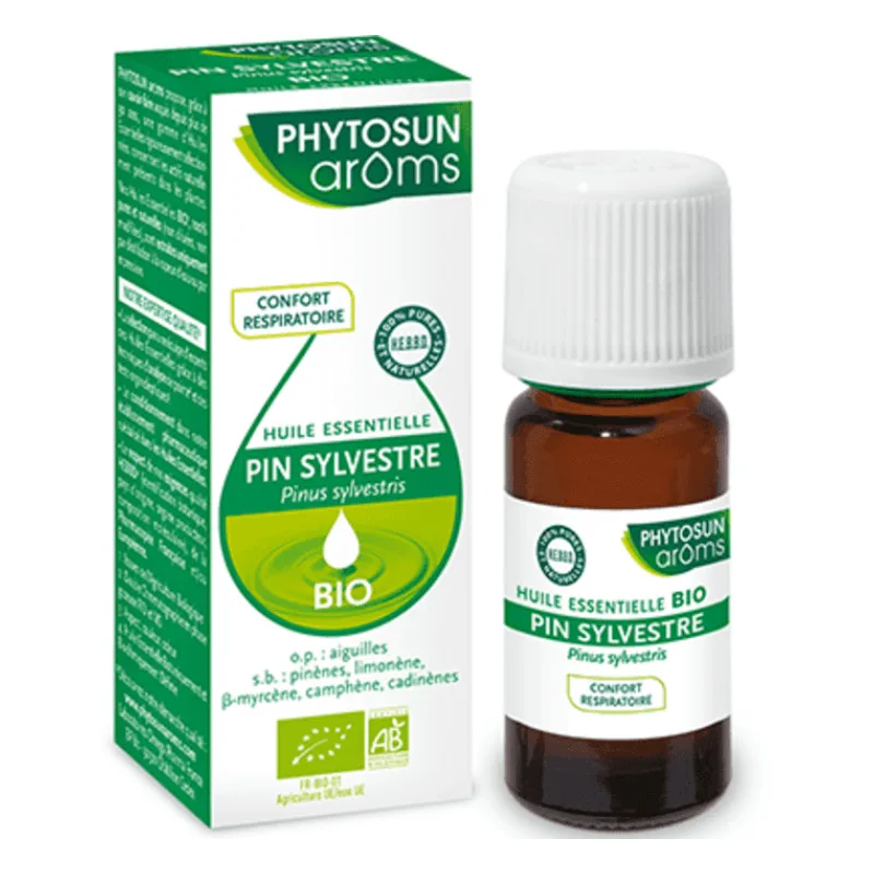 HUILE ESSENTIELLE PHYTOSUN AROMS Pin Sylvestre Pinus Sylvestris Omega Pharma 5ml