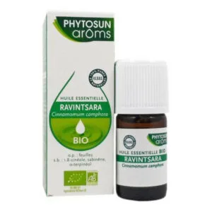 Omega Pharma - PHYTOSUN AROMS - Huile essentielle Ravinstara - Cinnamomum camphora - 5ml