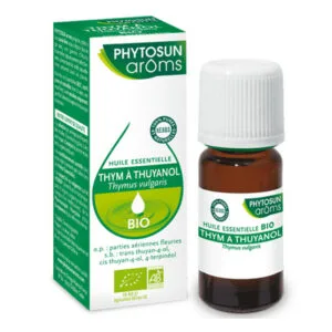 Omega Pharma - PHYTOSUN AROMS - Huile essentielle Thym à feuilles de Sarriette - Thymus satureioides - 10ml