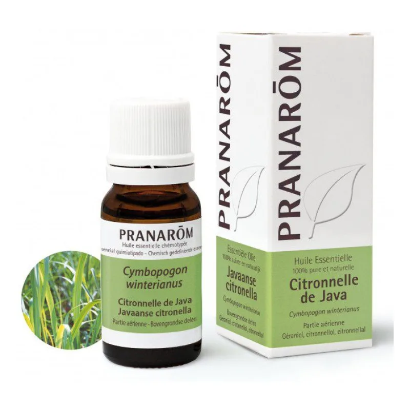 HUILE ESSENTIELLE 100% Pure et Naturelle Citronnelle de Pranarom 10ml