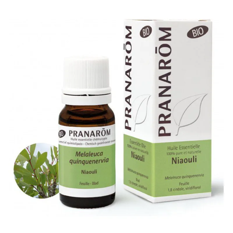 HUILE ESSENTIELLE 100% Pure et Naturelle Niaouli Melaleuca Pranarom 10ml
