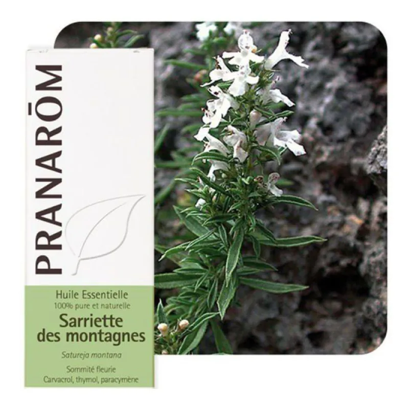 HUILE ESSENTIELLE 100% Pure et Naturelle Sarriette des Pranarom 5ml