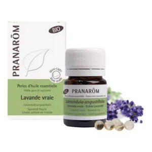 Pranarom - Perles d'huile essentielle 100% pure et naturelle - Lavande vraie - Lavandula angustifolia - 60 perles