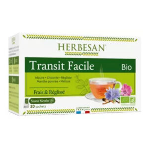 Herbesan - BIO - Infusion Transit facile - Saveur menthe - 20 sachets