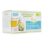 Herbesan - BIO - Infusion naturellement aromatisée - Respiratoire - Saveur citron - 20 sachets