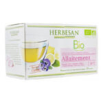 INFUSION Naturellement Aromatisée Allaitement Saveur Citron Herbesan 20 Sachets