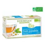 INFUSION Naturellement Aromatisée Nuit Paisible Saveur Bergamote Herbesan 20 Sachets