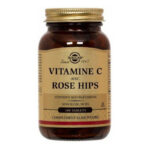 COMPLÉMENT ALIMENTAIRE Vitamine C Avec Rose Hips Solgar 100 Comprimés