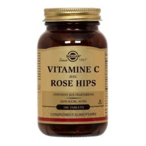 Solgar - Vitamine C avec Rose hips - Complément alimentaire - 100 comprimés