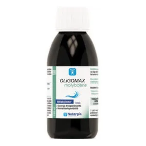 Nutergia - OLIGOMAX Molybdène - Métabolisme - Synergie d'oligoéléments, bonne biodisponibilité - 150ml
