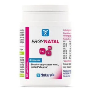 GÉLULES Ergynatal Formule Optimisée pour Grossesse Bien Vivre Sa Nutergia 60 Gélules