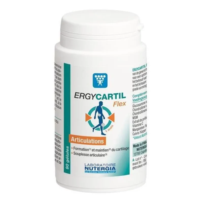 GÉLULES Ergycartil Flex Articulations 90 Nutergia 90 Gélules