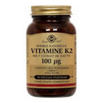 GÉLULES Vitamine K2 MK7 Extrait de Natto Compélment Alimentaire Solgar 100ug