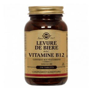Solgar - Levure de bière avec Vitamine B12 - Complément alimentaire - 250 tablets