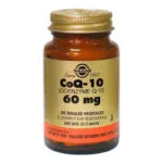 COMPLÉMENT ALIMENTAIRE CoQ 10 60 Mg Végétales Solgar 30 Gélules