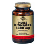 Solgar - Huile d'onagre 1300 mg - Préssée à froid - Complément alimentaire - 30 softgels
